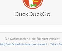DuckDuckGo gesperrt - VPN für China