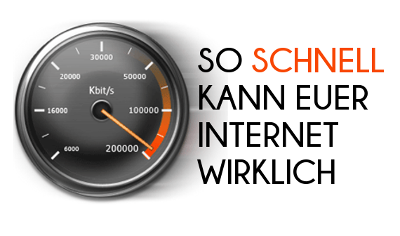 Internet Geschwindigkeit